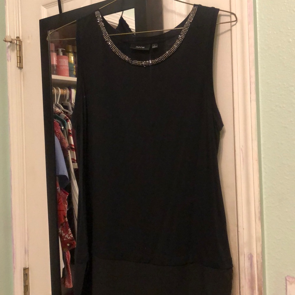 Black apartment 9 shirt